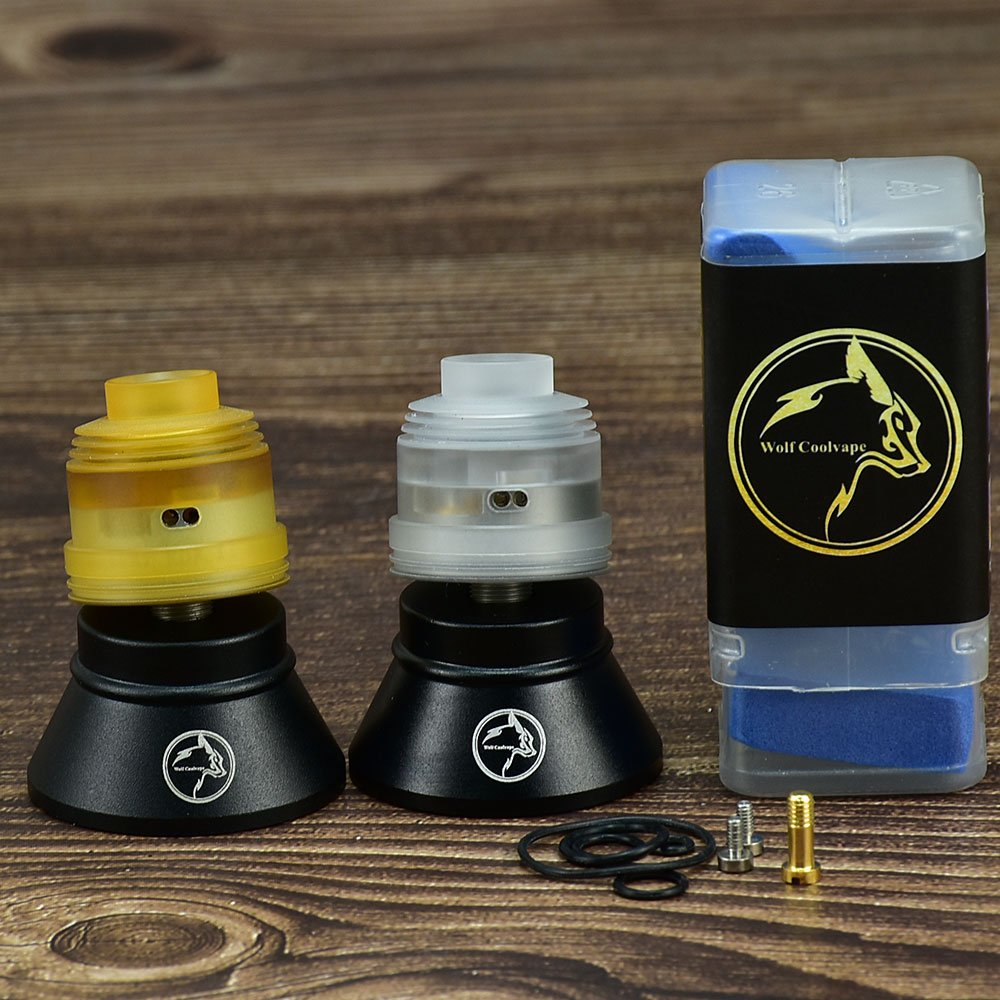 Rda Atomizer Deck - Wolfcoolvape Hussar V2 RDA Tank Atomizer