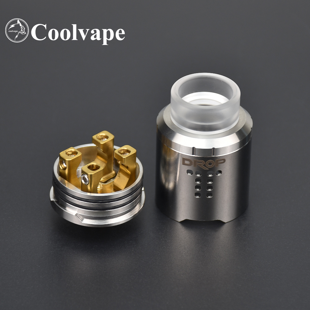 Wolfcoolvape Drop RDA 24mm vap - đánh giá và giá Rda Atomizer Deck