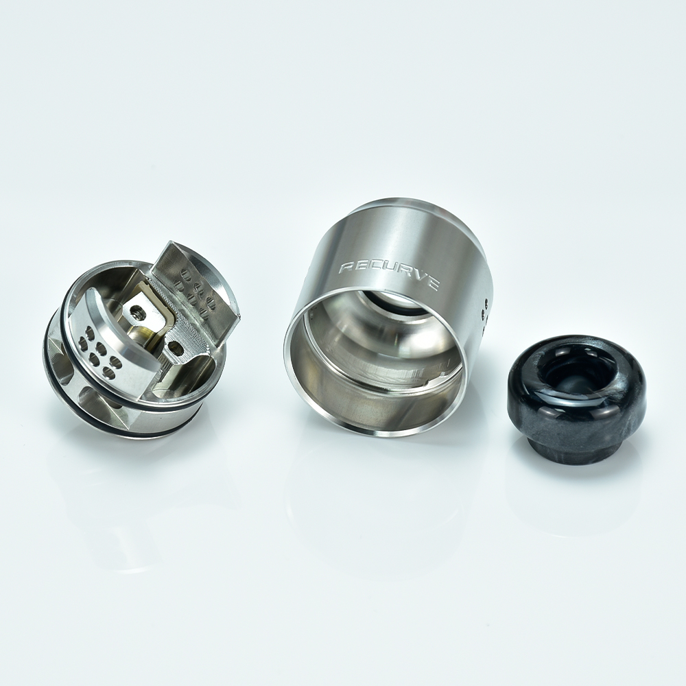 Recurve RDA 24mm rebuildable V - đánh giá và giá Rda Atomizer Deck