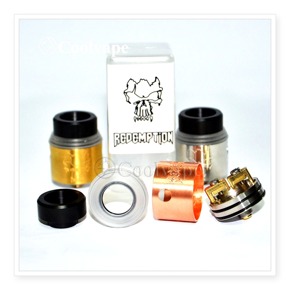 Coolvape 1:1 Redemption 24mm R - đánh giá và giá Rda Atomizer Deck