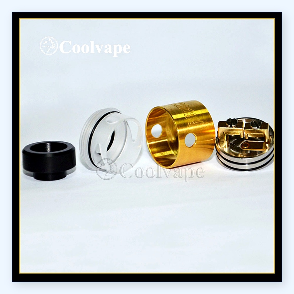 Coolvape 1:1 Redemption 24mm R - đánh giá và giá Rda Atomizer Deck